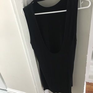 Low back T-shirt dress